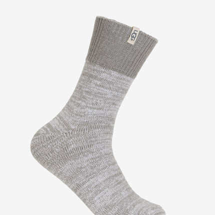 UGG Rib Knit Slouchy Quarter Socks - Seal
