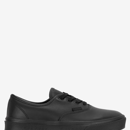 vans leather dress shoes Vans Authentic MFTM Slip Resistant Leather Shoe Black / Men 5.5/ Wos 7 / M