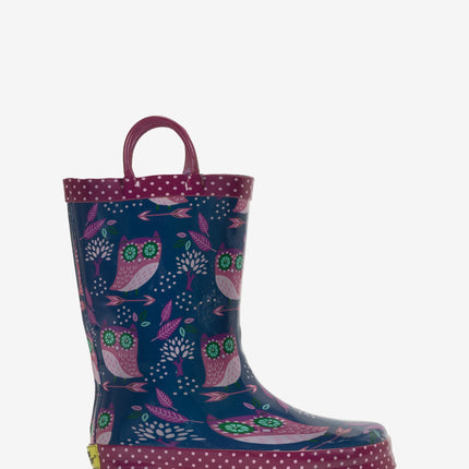Western Chief Kids Owl Dream Rain Boot - Navy