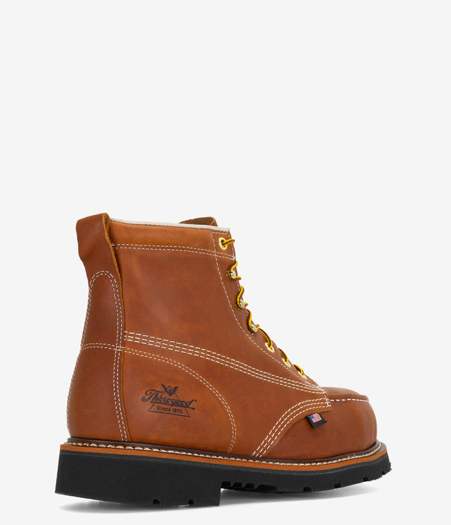 Thorogood American Heritage 6" Safety Toe Moc Toe MaxWear 90° Heel Boot - Men