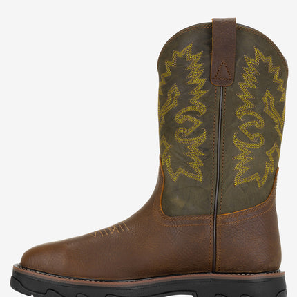Thorogood Buffalo Ridge 11" Nano Square Toe WP Wellington Boot - Brown Sage