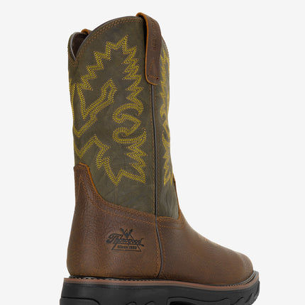 Thorogood Buffalo Ridge 11" Nano Square Toe WP Wellington Boot - Brown Sage