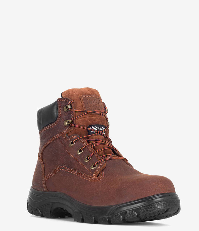 Work Zone 6" Waterproof Insulated Boot - Brown