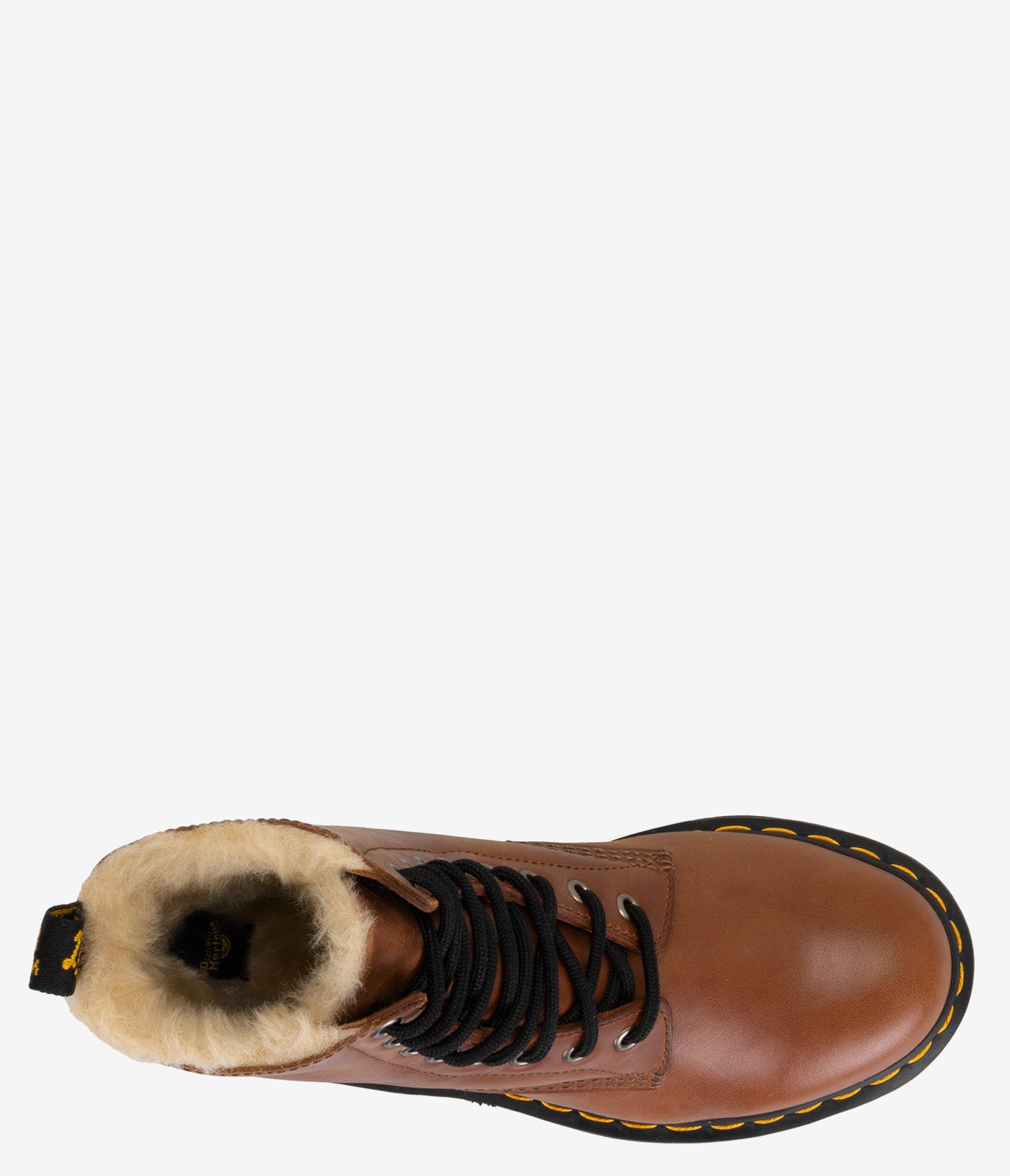 Dr. Martens 1460 Serena Faux Fur-Lined Leather Boots | Boot World