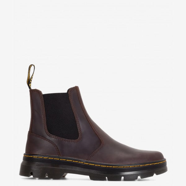 Dr. Martens Embury Crazy Horse Leather Casual Chelsea Boots | Upper