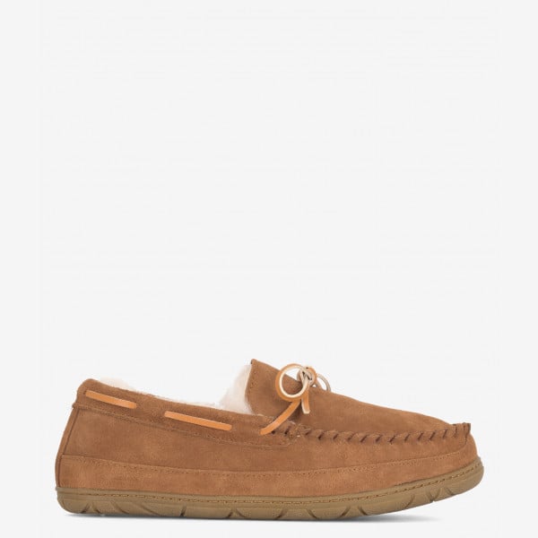 Burleigh Moccasin Lace Tie Slipper 