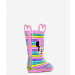 Western Chief Minnie Mouse Pink Vibes Rain Boot | Heel