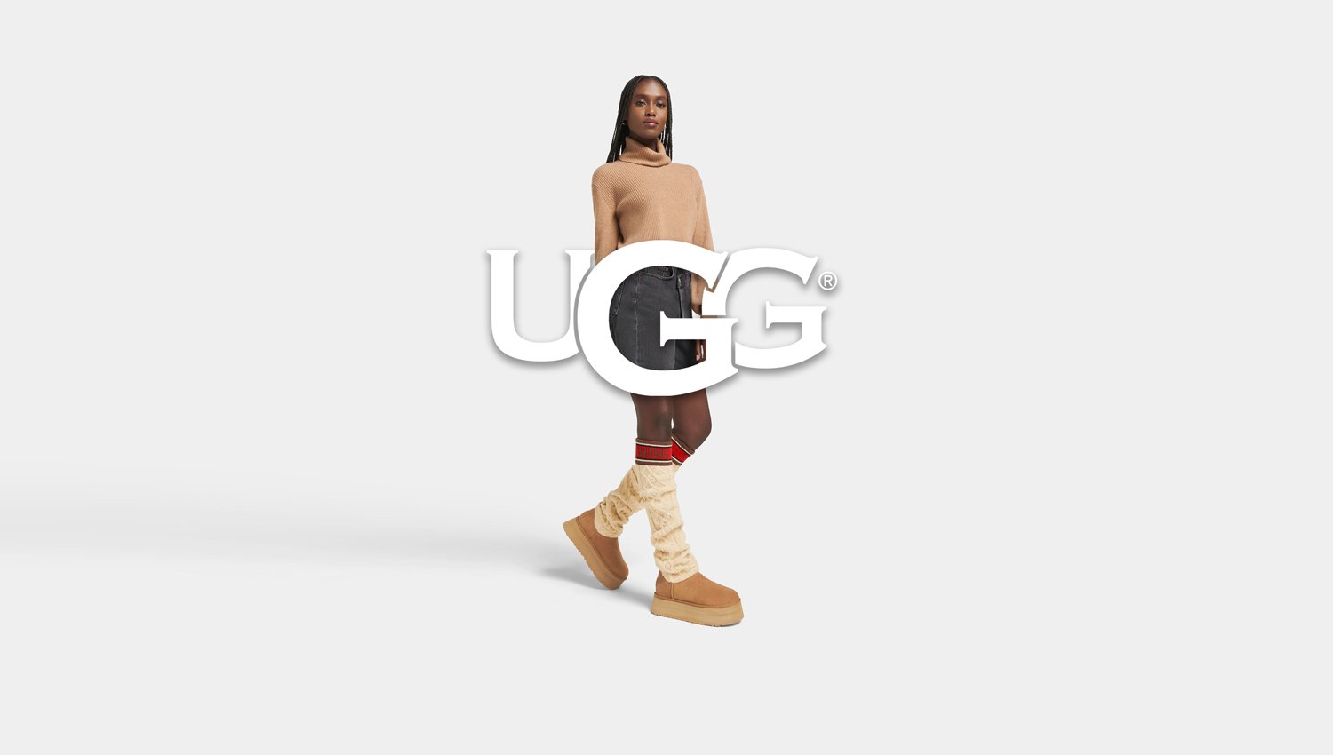 UGG Classic Sweater Letter Boot